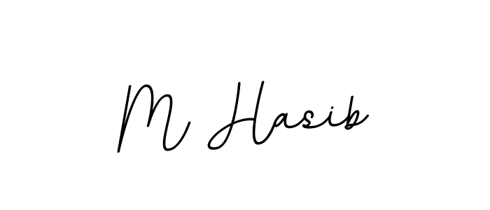 Make a beautiful signature design for name M Hasib. Use this online signature maker to create a handwritten signature for free. M Hasib signature style 11 images and pictures png