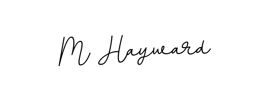 BallpointsItalic-DORy9 is a professional signature style that is perfect for those who want to add a touch of class to their signature. It is also a great choice for those who want to make their signature more unique. Get M Hayward name to fancy signature for free. M Hayward signature style 11 images and pictures png