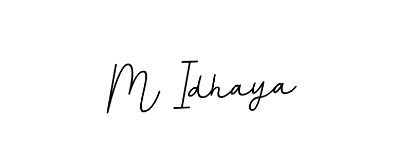 The best way (BallpointsItalic-DORy9) to make a short signature is to pick only two or three words in your name. The name M Idhaya include a total of six letters. For converting this name. M Idhaya signature style 11 images and pictures png