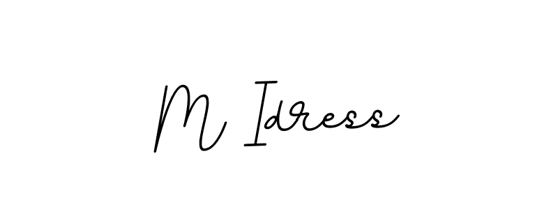 This is the best signature style for the M Idress name. Also you like these signature font (BallpointsItalic-DORy9). Mix name signature. M Idress signature style 11 images and pictures png