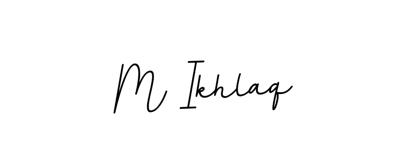 Once you've used our free online signature maker to create your best signature BallpointsItalic-DORy9 style, it's time to enjoy all of the benefits that M Ikhlaq name signing documents. M Ikhlaq signature style 11 images and pictures png