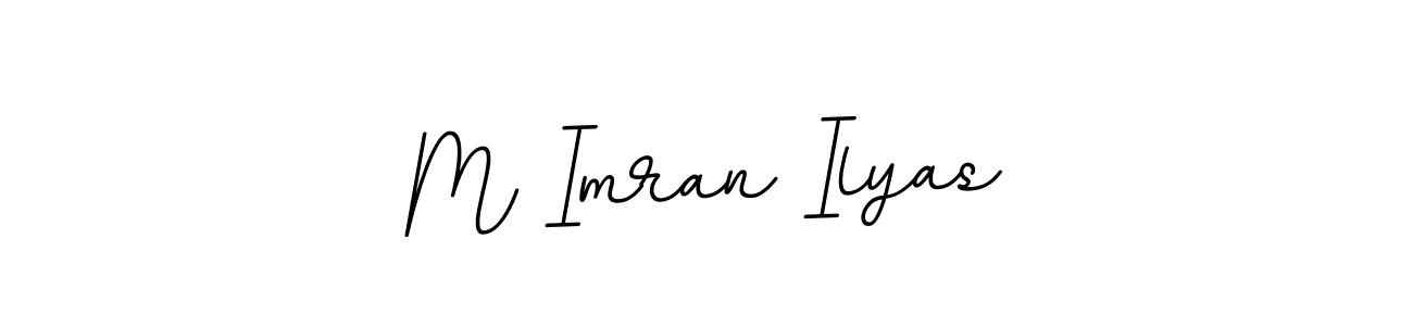 M Imran Ilyas stylish signature style. Best Handwritten Sign (BallpointsItalic-DORy9) for my name. Handwritten Signature Collection Ideas for my name M Imran Ilyas. M Imran Ilyas signature style 11 images and pictures png