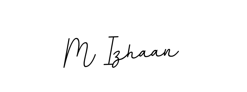 M Izhaan stylish signature style. Best Handwritten Sign (BallpointsItalic-DORy9) for my name. Handwritten Signature Collection Ideas for my name M Izhaan. M Izhaan signature style 11 images and pictures png