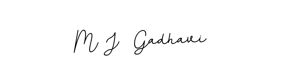 How to Draw M J  Gadhavi signature style? BallpointsItalic-DORy9 is a latest design signature styles for name M J  Gadhavi. M J  Gadhavi signature style 11 images and pictures png