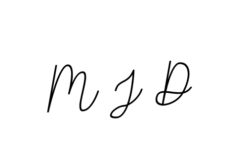 Make a beautiful signature design for name M J D. With this signature (BallpointsItalic-DORy9) style, you can create a handwritten signature for free. M J D signature style 11 images and pictures png