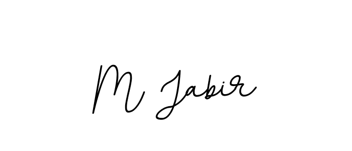 How to make M Jabir name signature. Use BallpointsItalic-DORy9 style for creating short signs online. This is the latest handwritten sign. M Jabir signature style 11 images and pictures png