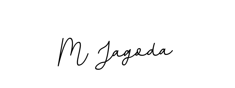 Make a beautiful signature design for name M Jagoda. Use this online signature maker to create a handwritten signature for free. M Jagoda signature style 11 images and pictures png