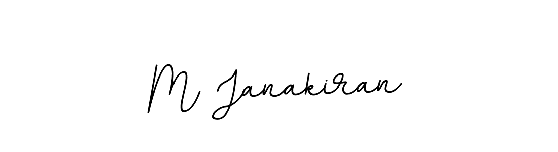 M Janakiran stylish signature style. Best Handwritten Sign (BallpointsItalic-DORy9) for my name. Handwritten Signature Collection Ideas for my name M Janakiran. M Janakiran signature style 11 images and pictures png