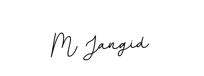 M Jangid stylish signature style. Best Handwritten Sign (BallpointsItalic-DORy9) for my name. Handwritten Signature Collection Ideas for my name M Jangid. M Jangid signature style 11 images and pictures png