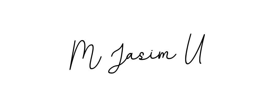 Also we have M Jasim U name is the best signature style. Create professional handwritten signature collection using BallpointsItalic-DORy9 autograph style. M Jasim U signature style 11 images and pictures png