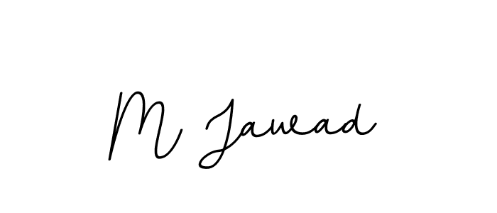 The best way (BallpointsItalic-DORy9) to make a short signature is to pick only two or three words in your name. The name M Jawad include a total of six letters. For converting this name. M Jawad signature style 11 images and pictures png