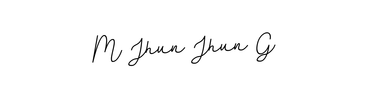 You should practise on your own different ways (BallpointsItalic-DORy9) to write your name (M Jhun Jhun G) in signature. don't let someone else do it for you. M Jhun Jhun G signature style 11 images and pictures png