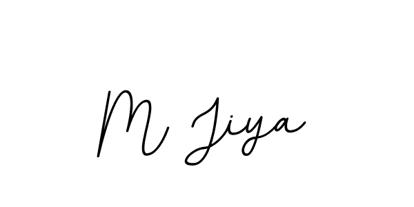 This is the best signature style for the M Jiya name. Also you like these signature font (BallpointsItalic-DORy9). Mix name signature. M Jiya signature style 11 images and pictures png