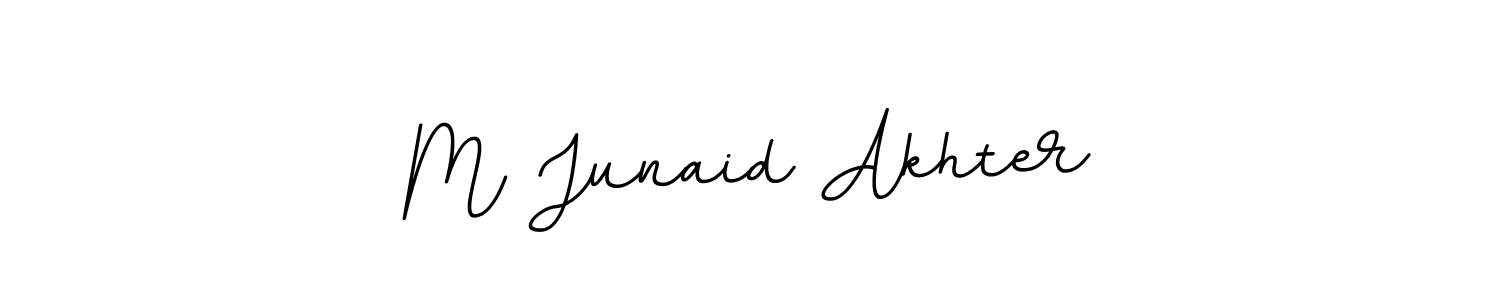 Also You can easily find your signature by using the search form. We will create M Junaid Akhter name handwritten signature images for you free of cost using BallpointsItalic-DORy9 sign style. M Junaid Akhter signature style 11 images and pictures png