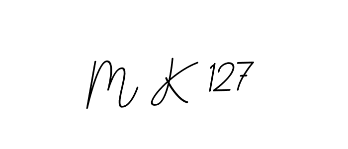 It looks lik you need a new signature style for name M K 127. Design unique handwritten (BallpointsItalic-DORy9) signature with our free signature maker in just a few clicks. M K 127 signature style 11 images and pictures png