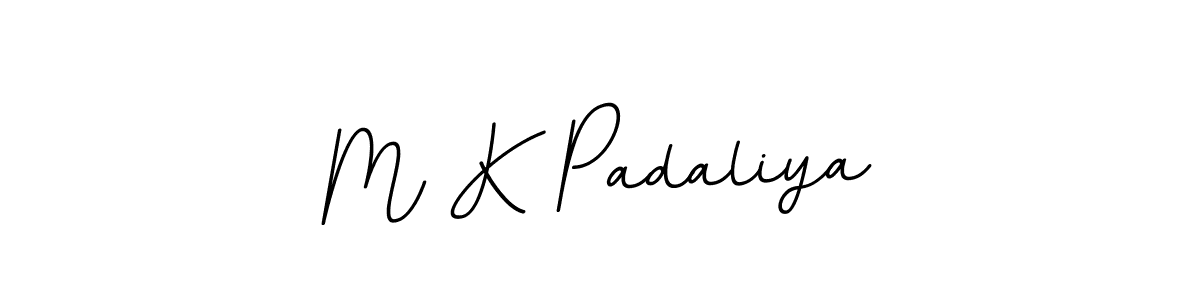 How to make M K Padaliya signature? BallpointsItalic-DORy9 is a professional autograph style. Create handwritten signature for M K Padaliya name. M K Padaliya signature style 11 images and pictures png