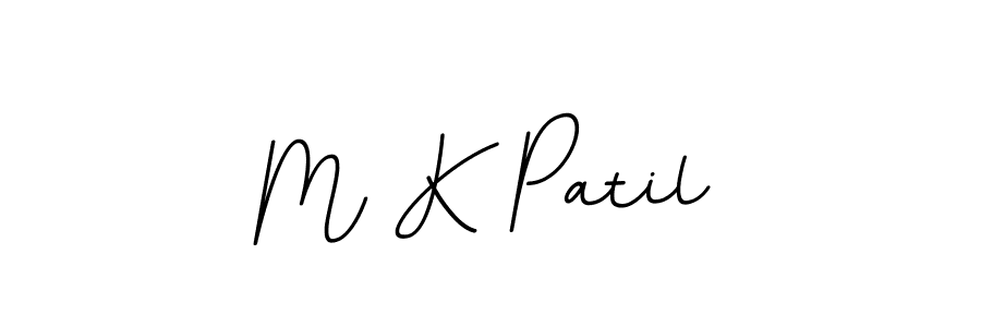 M K Patil stylish signature style. Best Handwritten Sign (BallpointsItalic-DORy9) for my name. Handwritten Signature Collection Ideas for my name M K Patil. M K Patil signature style 11 images and pictures png