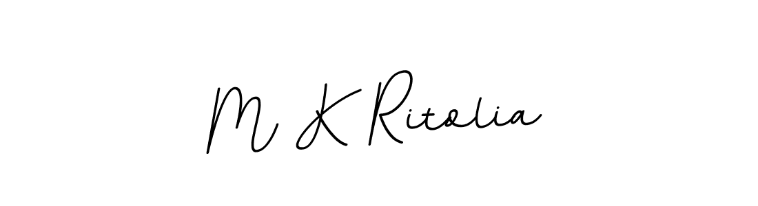 This is the best signature style for the M K Ritolia name. Also you like these signature font (BallpointsItalic-DORy9). Mix name signature. M K Ritolia signature style 11 images and pictures png