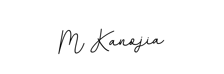 Create a beautiful signature design for name M Kanojia. With this signature (BallpointsItalic-DORy9) fonts, you can make a handwritten signature for free. M Kanojia signature style 11 images and pictures png