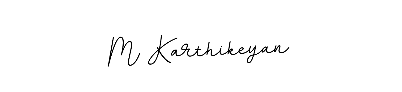 You can use this online signature creator to create a handwritten signature for the name M Karthikeyan. This is the best online autograph maker. M Karthikeyan signature style 11 images and pictures png