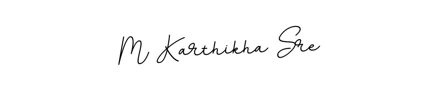 if you are searching for the best signature style for your name M Karthikha Sre. so please give up your signature search. here we have designed multiple signature styles  using BallpointsItalic-DORy9. M Karthikha Sre signature style 11 images and pictures png