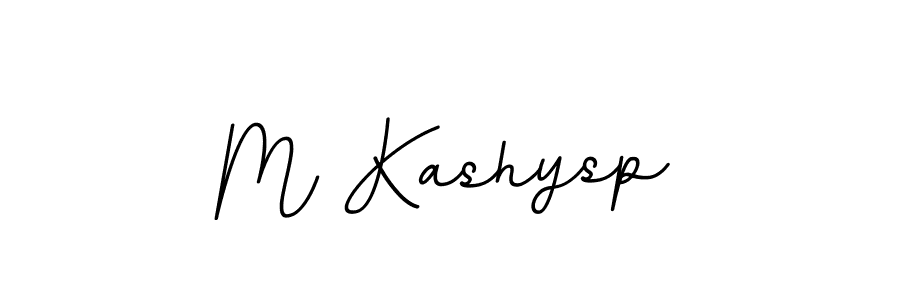 The best way (BallpointsItalic-DORy9) to make a short signature is to pick only two or three words in your name. The name M Kashysp include a total of six letters. For converting this name. M Kashysp signature style 11 images and pictures png