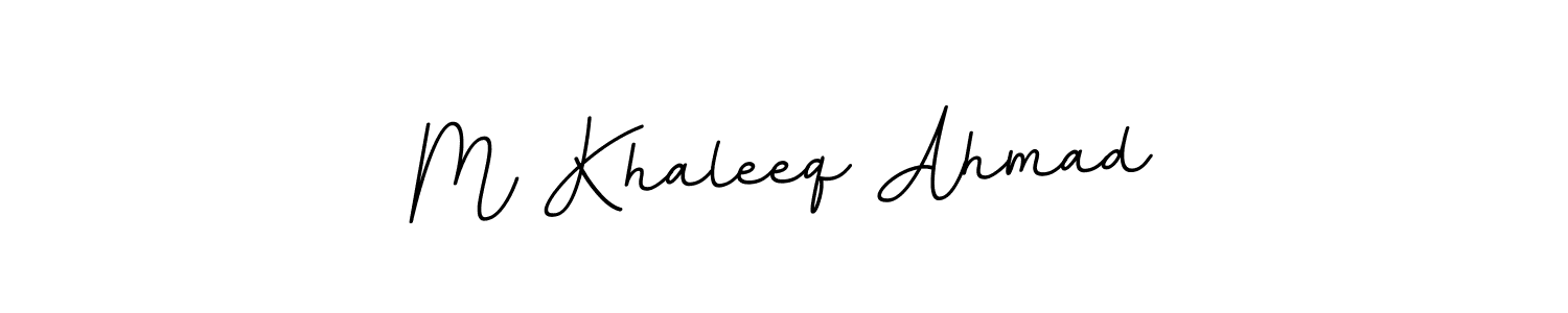 Also we have M Khaleeq Ahmad name is the best signature style. Create professional handwritten signature collection using BallpointsItalic-DORy9 autograph style. M Khaleeq Ahmad signature style 11 images and pictures png