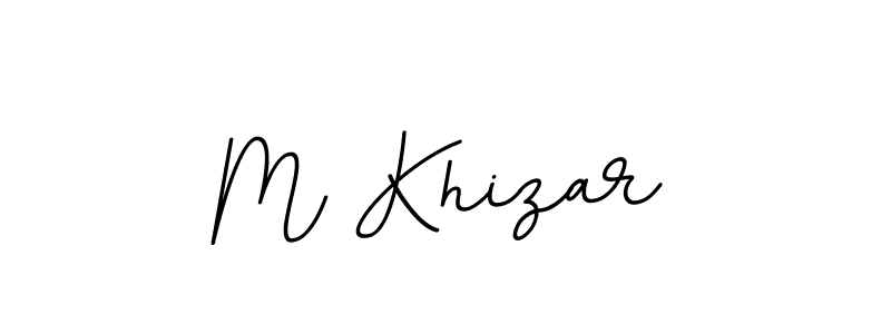 Also You can easily find your signature by using the search form. We will create M Khizar name handwritten signature images for you free of cost using BallpointsItalic-DORy9 sign style. M Khizar signature style 11 images and pictures png