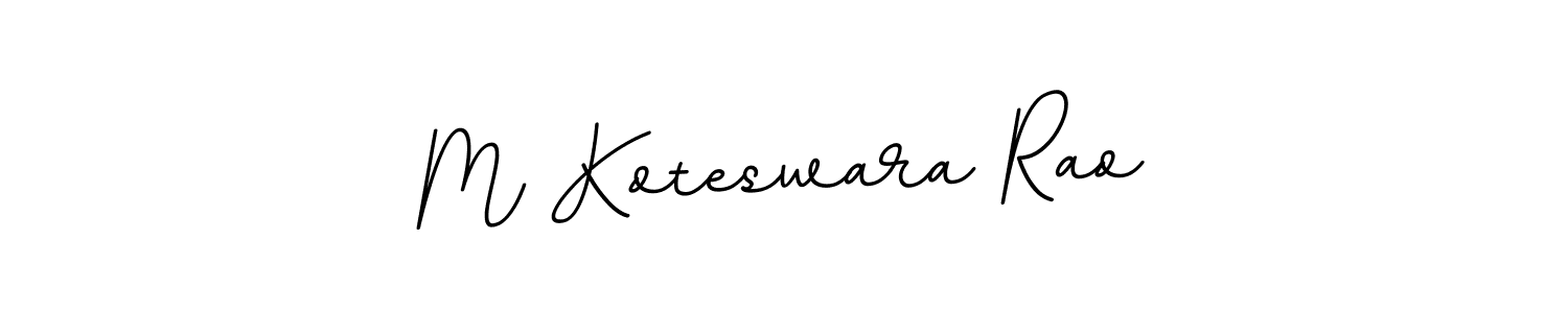 You should practise on your own different ways (BallpointsItalic-DORy9) to write your name (M Koteswara Rao) in signature. don't let someone else do it for you. M Koteswara Rao signature style 11 images and pictures png