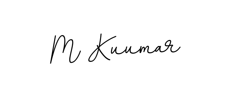 The best way (BallpointsItalic-DORy9) to make a short signature is to pick only two or three words in your name. The name M Kuumar include a total of six letters. For converting this name. M Kuumar signature style 11 images and pictures png