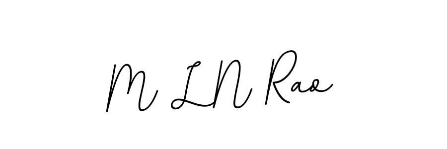 This is the best signature style for the M L N Rao name. Also you like these signature font (BallpointsItalic-DORy9). Mix name signature. M L N Rao signature style 11 images and pictures png