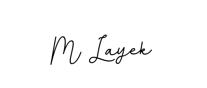 Similarly BallpointsItalic-DORy9 is the best handwritten signature design. Signature creator online .You can use it as an online autograph creator for name M Layek. M Layek signature style 11 images and pictures png