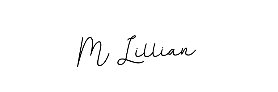 It looks lik you need a new signature style for name M Lillian. Design unique handwritten (BallpointsItalic-DORy9) signature with our free signature maker in just a few clicks. M Lillian signature style 11 images and pictures png