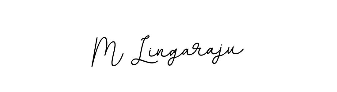 BallpointsItalic-DORy9 is a professional signature style that is perfect for those who want to add a touch of class to their signature. It is also a great choice for those who want to make their signature more unique. Get M Lingaraju name to fancy signature for free. M Lingaraju signature style 11 images and pictures png
