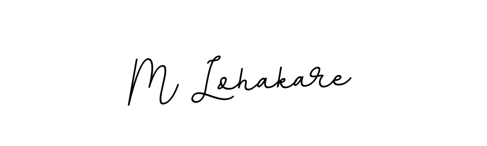 It looks lik you need a new signature style for name M Lohakare. Design unique handwritten (BallpointsItalic-DORy9) signature with our free signature maker in just a few clicks. M Lohakare signature style 11 images and pictures png