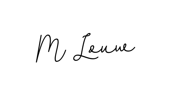 It looks lik you need a new signature style for name M Louw. Design unique handwritten (BallpointsItalic-DORy9) signature with our free signature maker in just a few clicks. M Louw signature style 11 images and pictures png