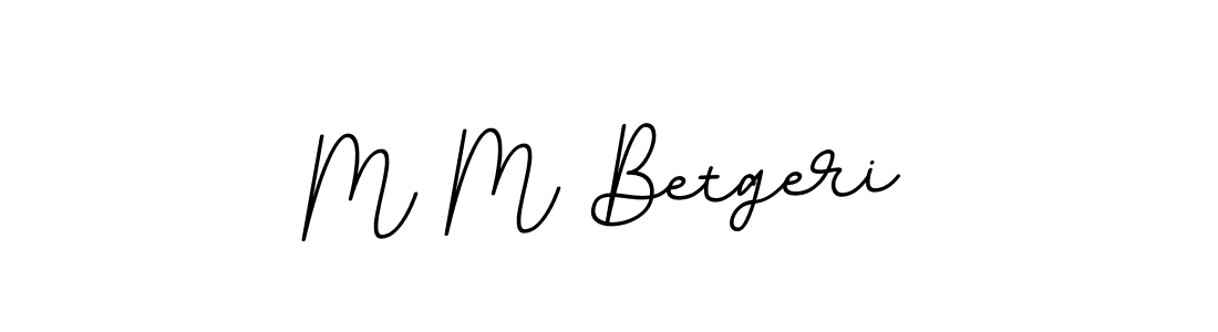 M M Betgeri stylish signature style. Best Handwritten Sign (BallpointsItalic-DORy9) for my name. Handwritten Signature Collection Ideas for my name M M Betgeri. M M Betgeri signature style 11 images and pictures png