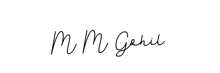 Here are the top 10 professional signature styles for the name M M Gohil. These are the best autograph styles you can use for your name. M M Gohil signature style 11 images and pictures png