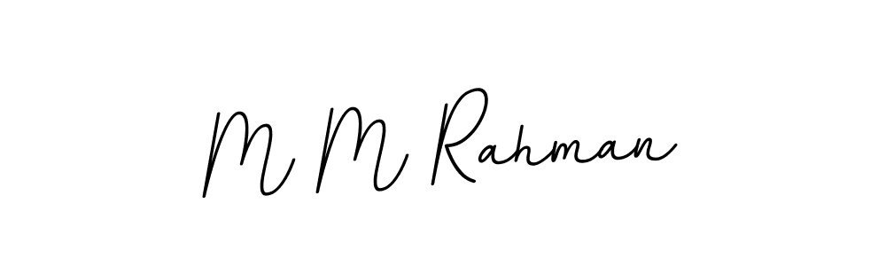 M M Rahman stylish signature style. Best Handwritten Sign (BallpointsItalic-DORy9) for my name. Handwritten Signature Collection Ideas for my name M M Rahman. M M Rahman signature style 11 images and pictures png