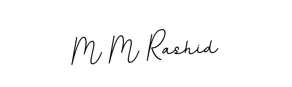 You should practise on your own different ways (BallpointsItalic-DORy9) to write your name (M M Rashid) in signature. don't let someone else do it for you. M M Rashid signature style 11 images and pictures png