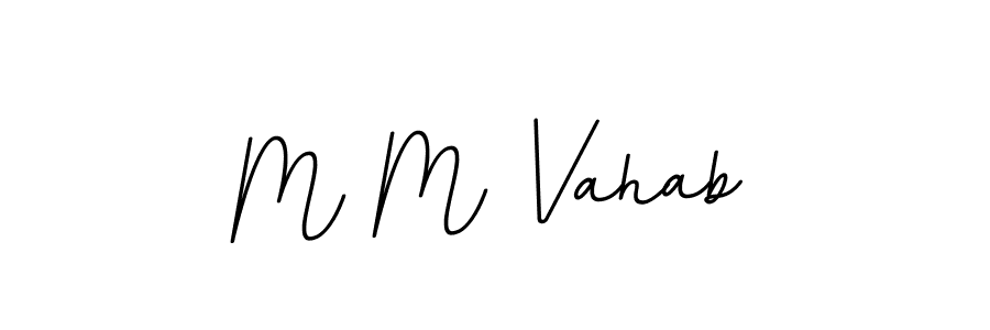 It looks lik you need a new signature style for name M M Vahab. Design unique handwritten (BallpointsItalic-DORy9) signature with our free signature maker in just a few clicks. M M Vahab signature style 11 images and pictures png