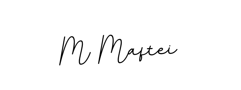 Check out images of Autograph of M Maftei name. Actor M Maftei Signature Style. BallpointsItalic-DORy9 is a professional sign style online. M Maftei signature style 11 images and pictures png