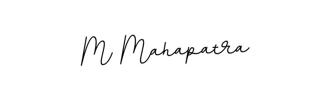 Design your own signature with our free online signature maker. With this signature software, you can create a handwritten (BallpointsItalic-DORy9) signature for name M Mahapatra. M Mahapatra signature style 11 images and pictures png