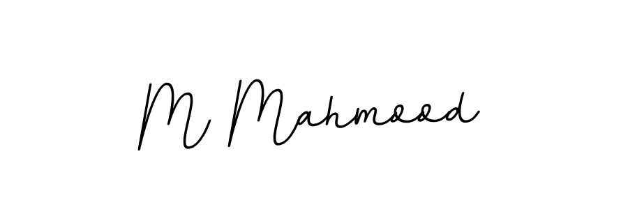 The best way (BallpointsItalic-DORy9) to make a short signature is to pick only two or three words in your name. The name M Mahmood include a total of six letters. For converting this name. M Mahmood signature style 11 images and pictures png