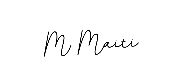 You can use this online signature creator to create a handwritten signature for the name M Maiti. This is the best online autograph maker. M Maiti signature style 11 images and pictures png