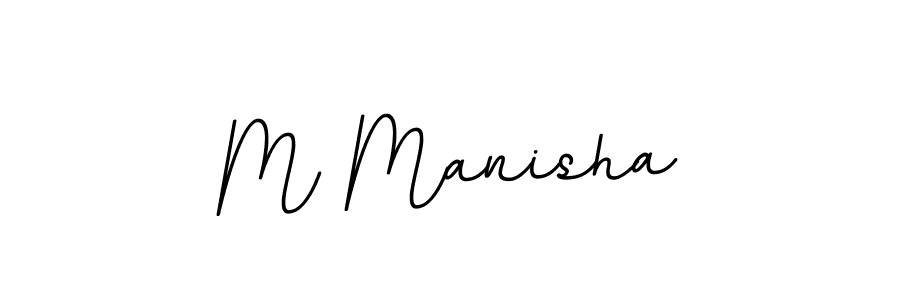 M Manisha stylish signature style. Best Handwritten Sign (BallpointsItalic-DORy9) for my name. Handwritten Signature Collection Ideas for my name M Manisha. M Manisha signature style 11 images and pictures png
