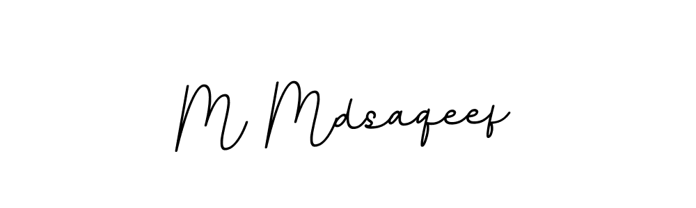 The best way (BallpointsItalic-DORy9) to make a short signature is to pick only two or three words in your name. The name M Mdsaqeef include a total of six letters. For converting this name. M Mdsaqeef signature style 11 images and pictures png