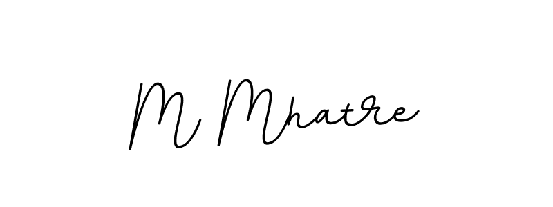 Also we have M Mhatre name is the best signature style. Create professional handwritten signature collection using BallpointsItalic-DORy9 autograph style. M Mhatre signature style 11 images and pictures png