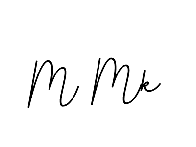 M Mk stylish signature style. Best Handwritten Sign (BallpointsItalic-DORy9) for my name. Handwritten Signature Collection Ideas for my name M Mk. M Mk signature style 11 images and pictures png
