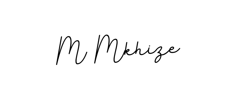 Make a beautiful signature design for name M Mkhize. With this signature (BallpointsItalic-DORy9) style, you can create a handwritten signature for free. M Mkhize signature style 11 images and pictures png
